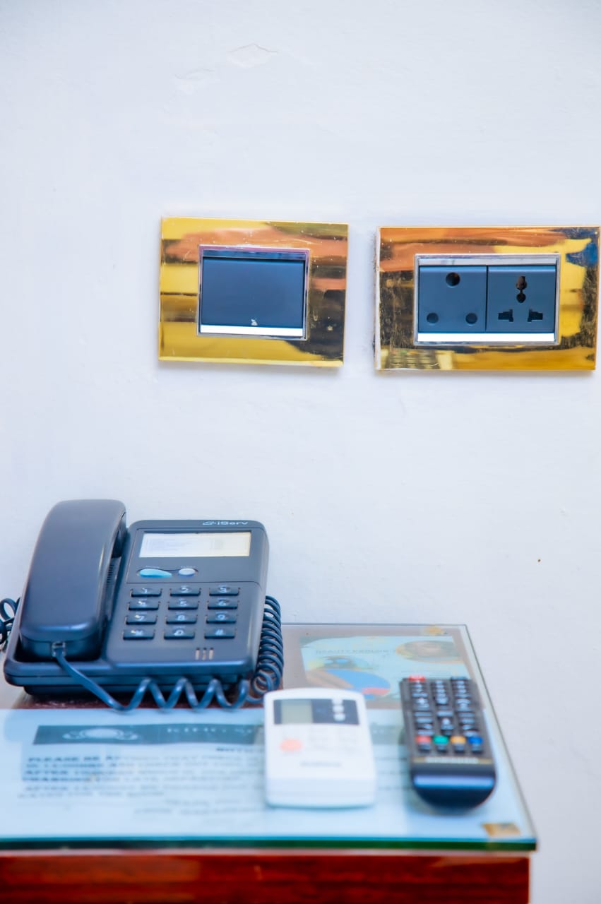 Power and landline service point